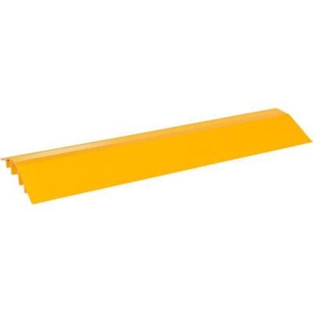 VESTIL Extruded Aluminum Hose & Cable Crossover, Yellow, 72" x 21-1/8" x 3-9/16" XHCR-72-Y